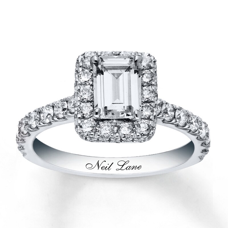 Main Image 1 of Previously Owned Neil Lane Diamond Ring 2 ct tw 14K White Gold