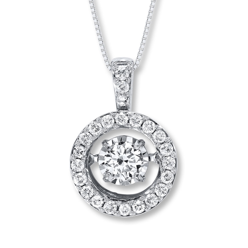 Main Image 1 of Previously Owned Unstoppable Love 3/4 ct tw Necklace 14K White Gold