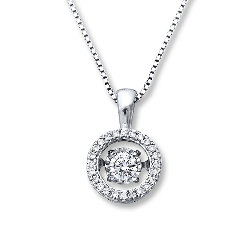 Previously Owned Diamond Necklace 1/4 ct tw 10K White Gold