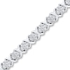 Thumbnail Image 0 of Previously Owned Diamond Bracelet 3/4 ct tw Round-cut Sterling Silver 7.5"