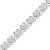 Thumbnail Image 1 of Previously Owned Diamond Bracelet 3/4 ct tw Round-cut Sterling Silver 7.5&quot;