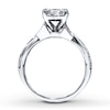 Thumbnail Image 2 of Previously Owned Diamond Ring 1 ct tw Princess & Round-cut 14K White Gold