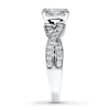 Thumbnail Image 2 of Previously Owned Diamond Ring 1 ct tw Princess & Round-cut 14K White Gold