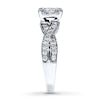Thumbnail Image 3 of Previously Owned Diamond Ring 1 ct tw Princess & Round-cut 14K White Gold
