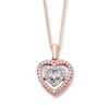 Thumbnail Image 0 of Previously Owned Unstoppable Love 3/8 ct tw Necklace 10K Two-Tone Gold