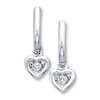 Thumbnail Image 0 of Previously Owned Diamond Earrings 1/20 ct tw Sterling Silver