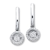 Thumbnail Image 0 of Previously Owned Earrings 1/3 ct tw Diamonds 10K White Gold