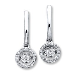 Previously Owned Earrings 1/3 ct tw Diamonds 10K White Gold