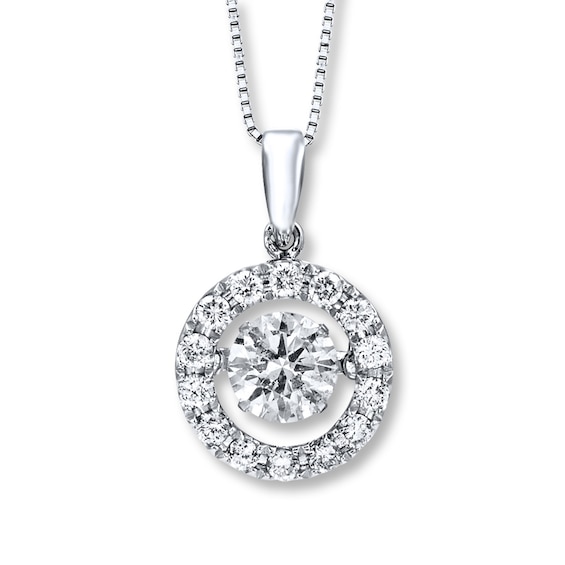 Previously Owned Unstoppable Love 1-1/2 ct tw Necklace 14K White Gold