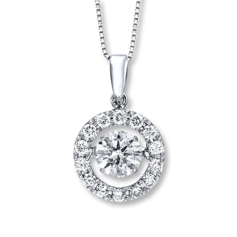 Previously Owned Unstoppable Love 1-1/2 ct tw Necklace 14K White Gold