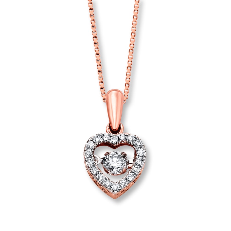 Previously Owned Unstoppable Love Diamond Necklace 1/3 ct tw 10K Rose Gold 18"