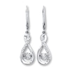 Thumbnail Image 0 of Previously Owned Earrings 1/10 ct tw Diamonds Sterling Silver