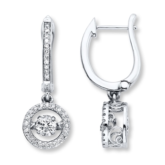 Previously Owned Earrings 1 ct tw Diamonds 14K White Gold