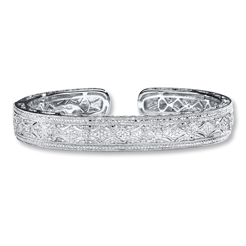Main Image 1 of Previously Owned Diamond Bracelet 1/4 ct tw Sterling Silver