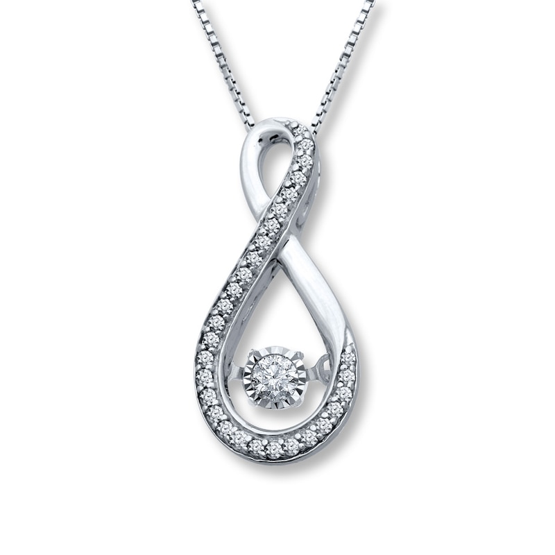 Previously Owned Unstoppable Love Diamond Necklace 1/3 ct tw 10K White Gold