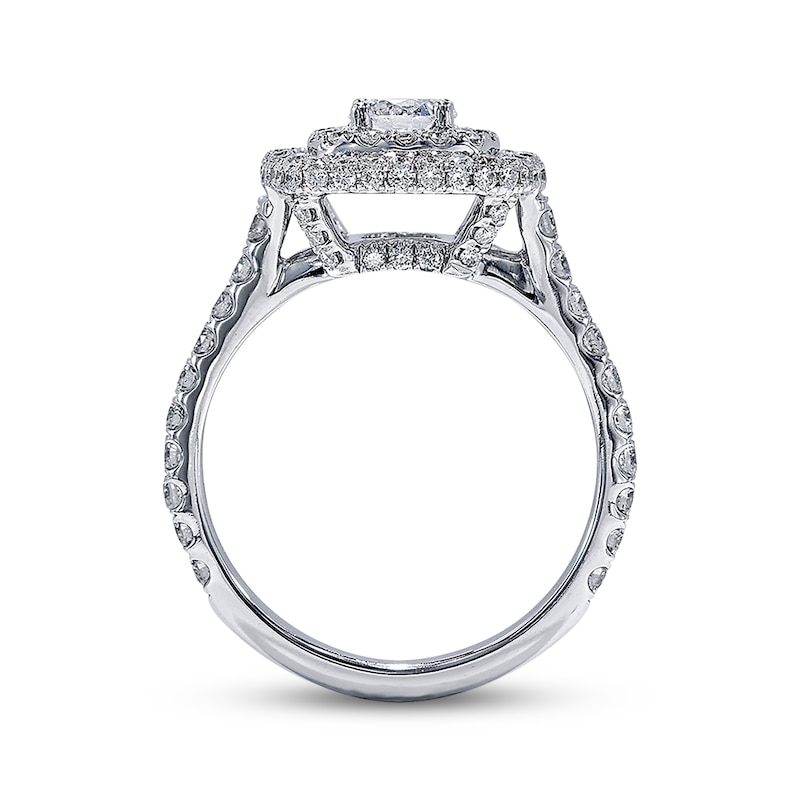 Previously Owned Neil Lane Engagement Ring 1-1/5 ct tw Round-cut ...