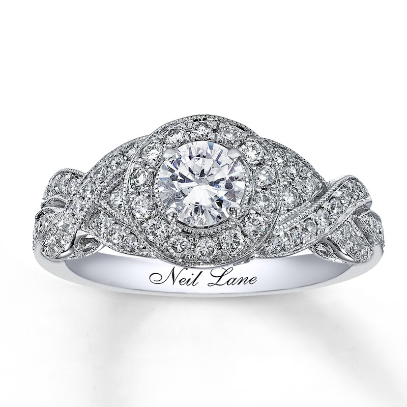 Main Image 1 of Previously Owned Neil Lane Ring 1 ct tw Diamonds 14K White Gold