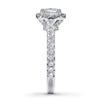Thumbnail Image 3 of Previously Owned Neil Lane Bridal Ring 1-1/2 ct tw Princess & Round-cut Diamonds 14K White Gold Size 5