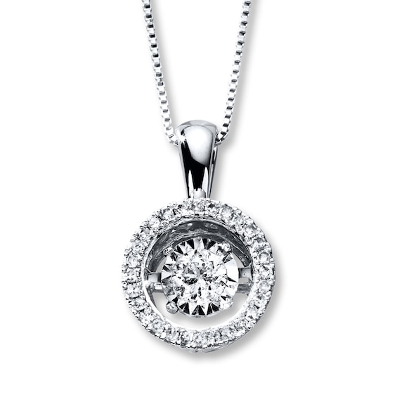 Previously Owned Unstoppable Love Diamond Necklace 3/4 ct tw 14K White Gold 18"