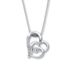 Thumbnail Image 0 of Previously Owned Diamond Necklace 1/15 ct tw Sterling Silver