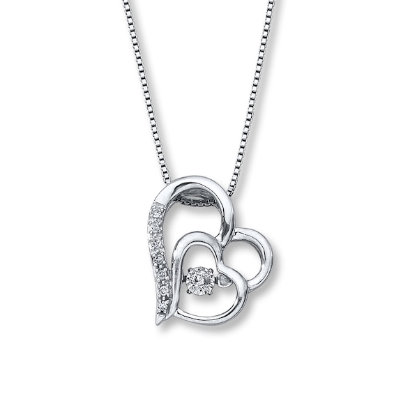 Previously Owned Diamond Necklace 1/15 ct tw Sterling Silver