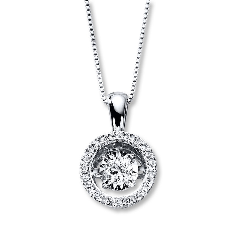Main Image 1 of Previously Owned Diamond Necklace 3/4 ct tw 14K White Gold