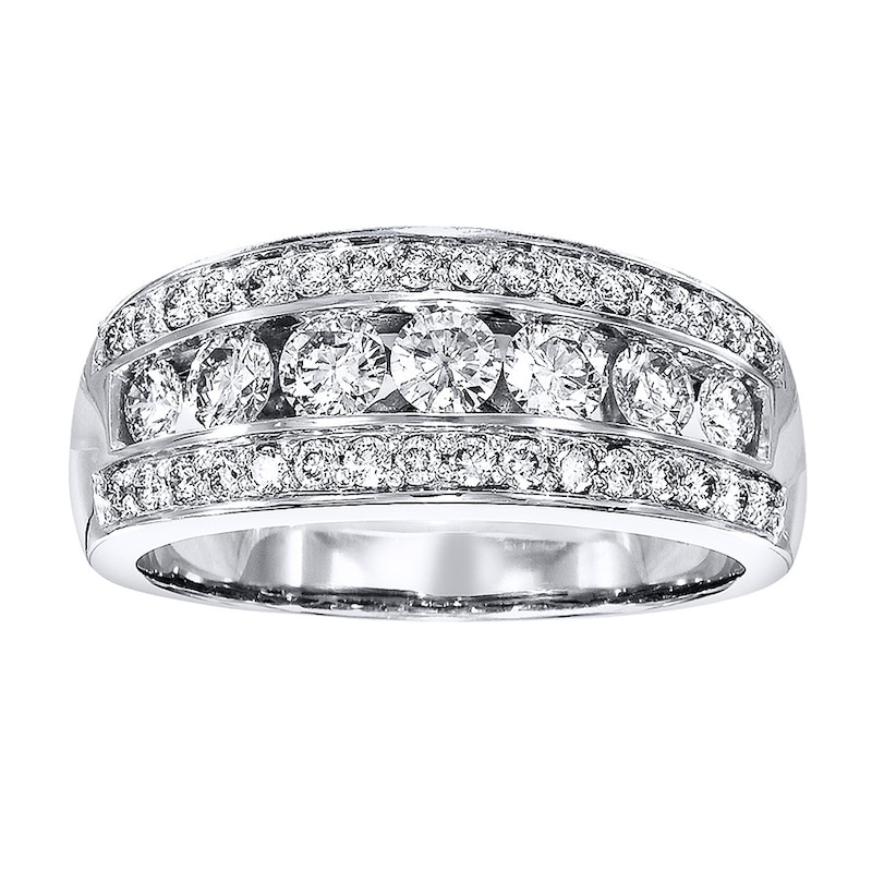 Previously Owned Diamond Ring 1 ct tw Round-cut 14K White Gold