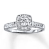 Thumbnail Image 0 of Previously Owned Diamond Engagement Ring 1/2 ct tw Princess-cut 14K White Gold