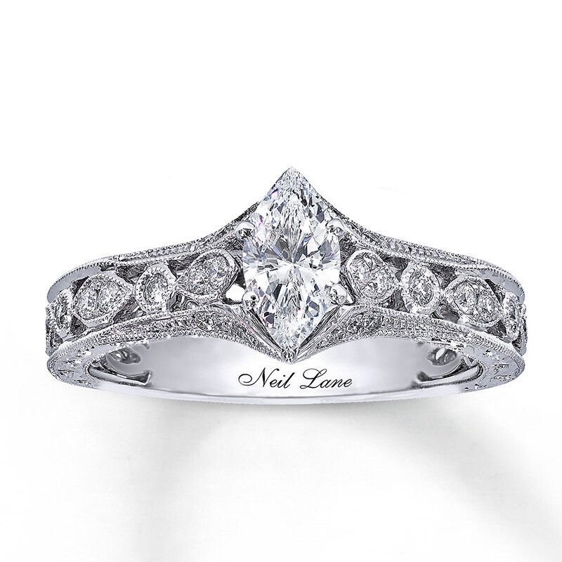 Main Image 1 of Previously Owned Neil Lane Diamond Engagement Ring 3/4 ct tw14K Gold