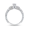 Thumbnail Image 1 of Previously Owned Neil Lane Diamond Engagement Ring 1-1/8 ct tw Princess & Round-cut 14K White Gold