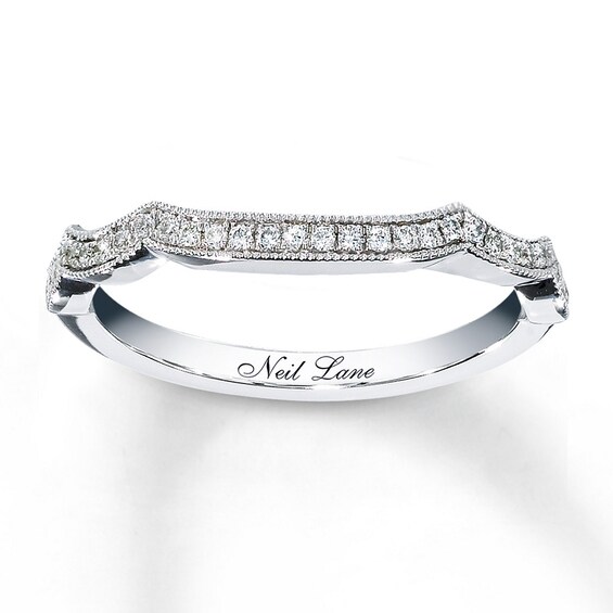 Previously Owned Neil Lane Wedding Band 1/8 ct tw Diamonds 14K White Gold