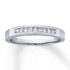 Thumbnail Image 0 of Previously Owned Anniversary Band 1/4 ct tw Princess-cut Diamonds 14K White Gold