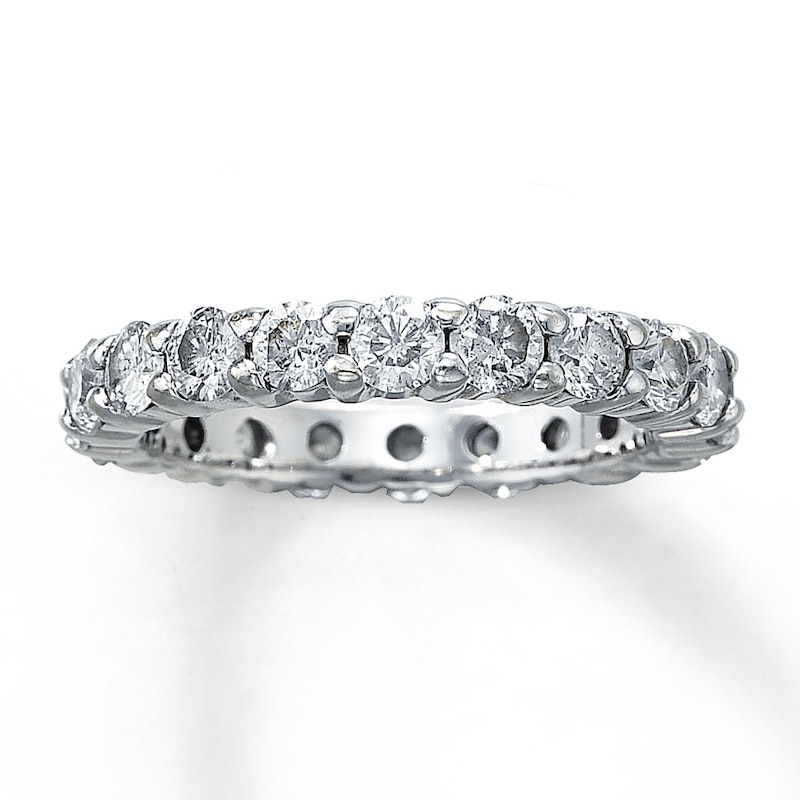 Previously Owned Diamond Eternity Ring 2 ct tw Round-cut 14K White Gold