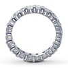 Thumbnail Image 2 of Previously Owned Diamond Eternity Ring 2 ct tw Round-cut 14K White Gold Size 6