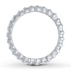 Thumbnail Image 2 of Previously Owned Diamond Anniversary Eternity Ring 1 ct tw Round-cut 14K White Gold Size 6
