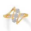 Previously Owned Diamond Ring 1/6 ct tw Round-Cut 10K Yellow Gold