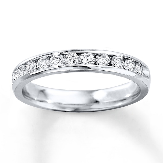 Previously Owned Anniversary Band 1 ct tw Round-cut Diamonds 14K White Gold