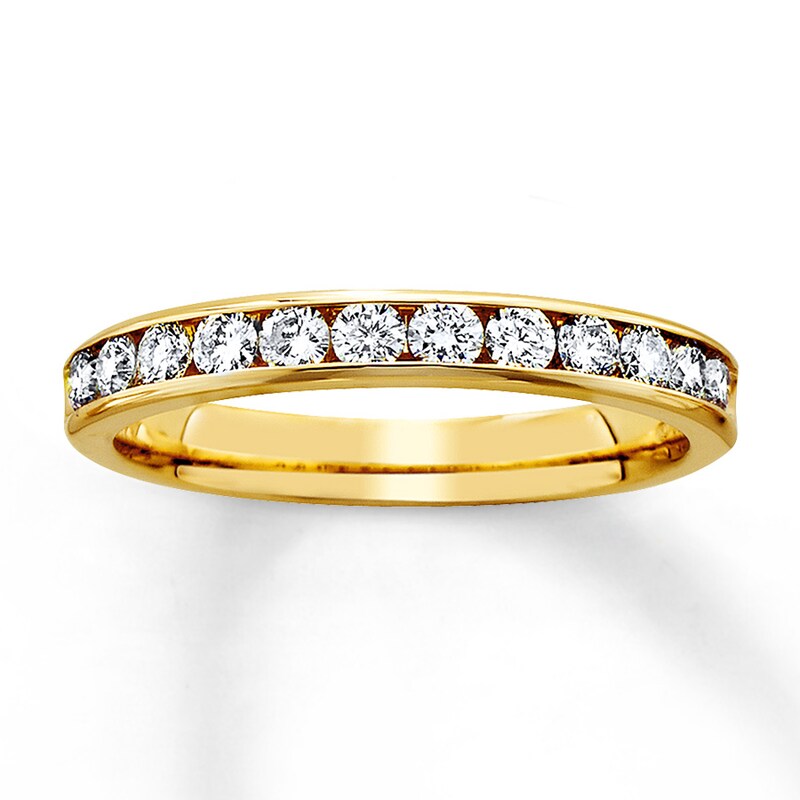 Main Image 1 of Previously Owned Anniversary Band 1/2 ct tw Round-cut Diamonds 14K Yellow Gold