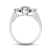 Thumbnail Image 1 of Previously Owned 3-Stone Anniversary Ring 1-1/2 ct tw Round-cut Diamonds 14K White Gold/Platinum