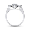 Thumbnail Image 2 of Previously Owned 3-Stone Anniversary Ring 1-1/2 ct tw Round-cut Diamonds 14K White Gold/Platinum