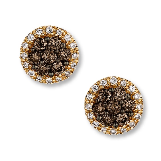 Previously Owned Le Vian Diamond Earrings 5/8 ct tw 14K Honey Gold