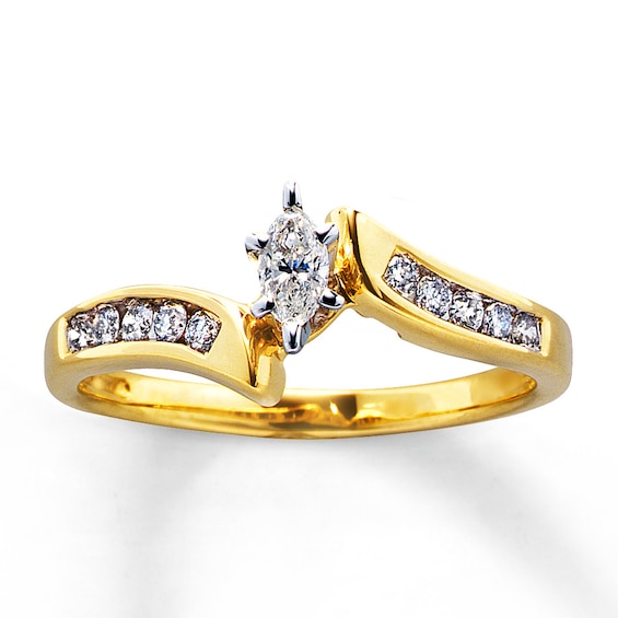 Previously Owned Diamond Ring 1/3 ct tw 14K Yellow Gold