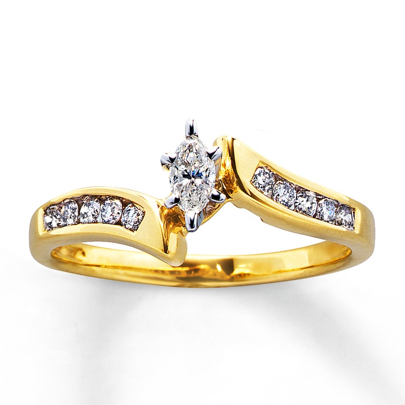 Main Image 1 of Previously Owned Diamond Ring 1/3 ct tw 14K Yellow Gold