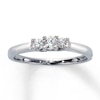 Thumbnail Image 0 of Previously Owned Ring 1/4 ct tw Round-cut Diamonds 14K White Gold
