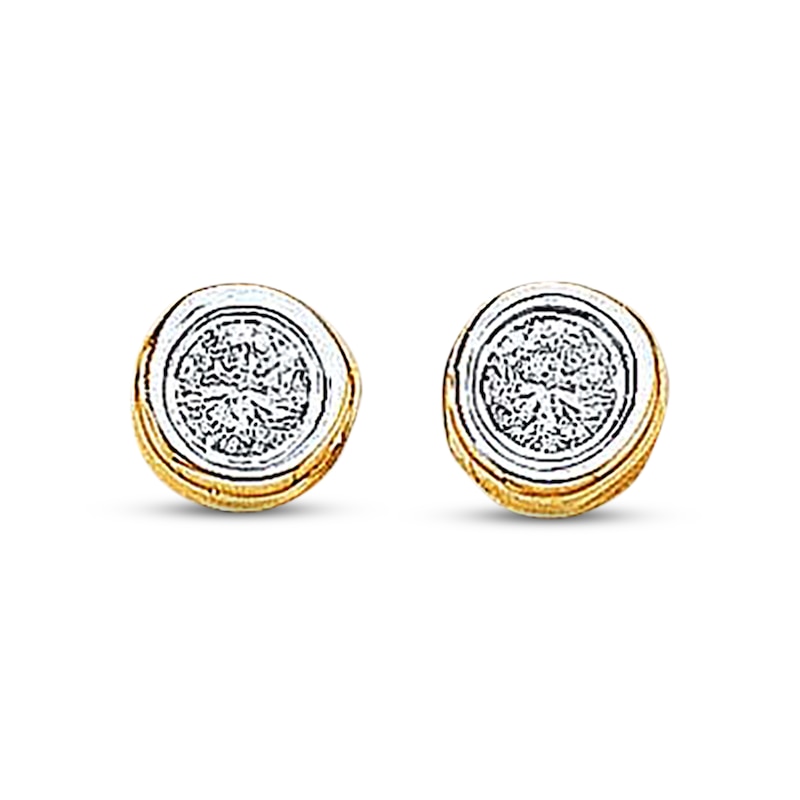 Main Image 1 of Previously Owned Earrings 1/4 ct tw Diamonds 14K Yellow Gold