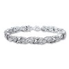 Thumbnail Image 1 of Previously Owned Diamond Infinity Bracelet 1-1/2 ct tw Round-cut Sterling Silver 7.25&quot;