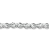 Thumbnail Image 2 of Previously Owned Diamond Bracelet 1 ct tw Sterling Silver 7.5&quot;