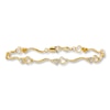 Thumbnail Image 1 of Previously Owned Bracelet Diamond Accents 10K Yellow Gold