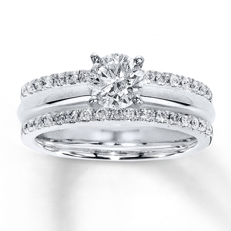 Main Image 4 of Previously Owned Diamond Enhancer Ring 1/4 ct tw 14K White Gold