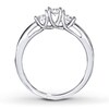 Thumbnail Image 2 of Previously Owned Three-Stone Diamond Engagement Ring 1/2 ct tw Round-cut 14K White Gold
